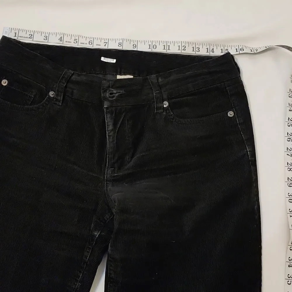‎J Crew black corduroy pants 6R
